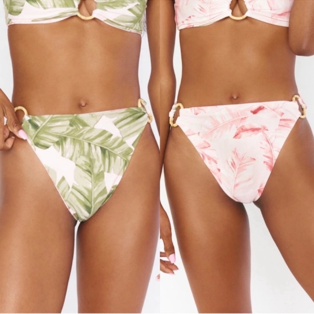 Show Me Your Mumu Venice Beach Reversible Bikini Bottom Majestic Palm Resort XL